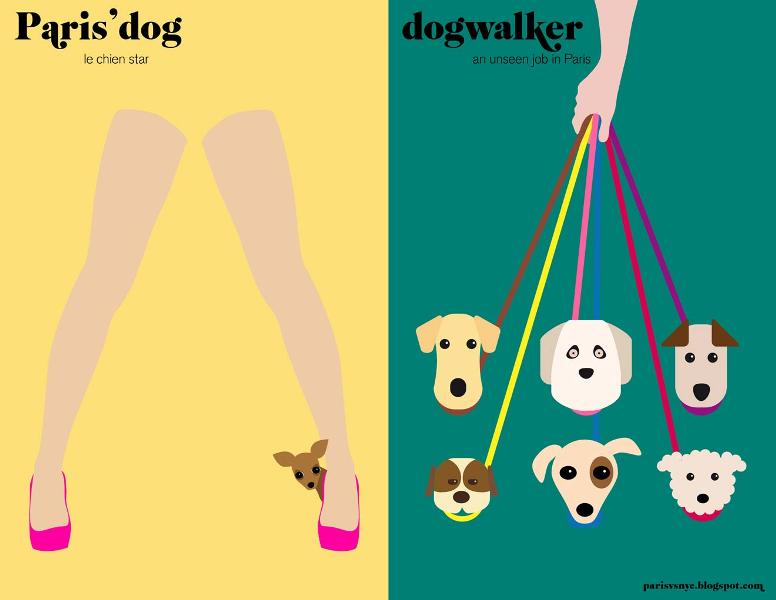 парижская собака-звезда -- собаки на прогулке: немыслимая вещь для Парижа